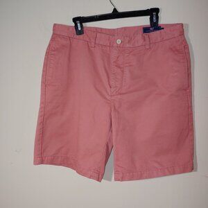 VINEYARD VINES Club Shorts  Classic Fit Twill Size 35  Rhubarb Pink